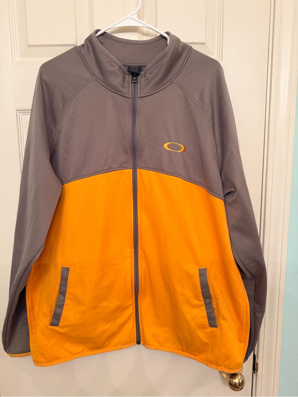 Oakley Gray Full-Zip Hoodie Jacket